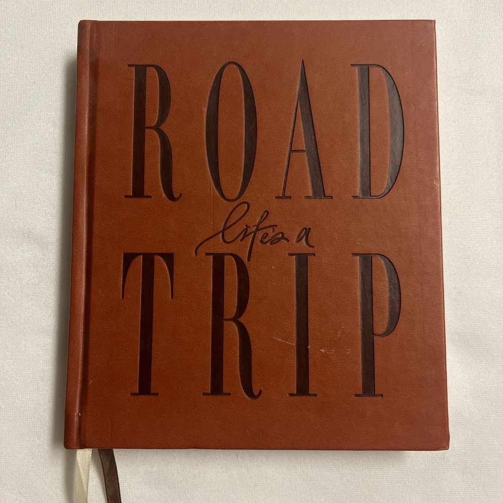 Leather Look 'life’s a Road Trip' Journal Notebook